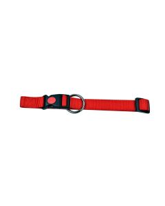 Topmast Hondenhalsband - Met Wienerlock Kliksluiting - Nylon - Rood