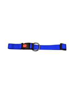 Topmast Hondenhalsband - Met Wienerlock Kliksluiting - Nylon - Blauw