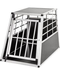 Topmast Car Crate Ellipse - Large - 91 x 65 x 69 cm - Black - Aluminum Travel Crate