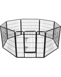 Topmast Premium Dog Playpen - Black Coated