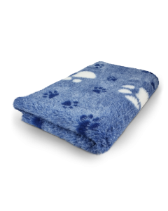 Vet Bed 3 Kleur Big Paw - Blauw - Antislip Hondenmat