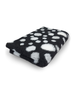 Vet Bed Circles - Black, Grey & White - Non Slip Dog Mat