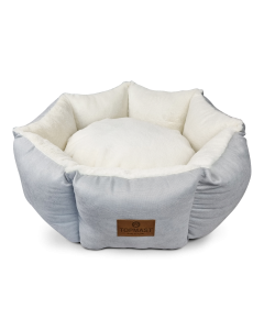 Topmast Dierenmand ComfyNest - 62 cm - Lichtgrijs - Polyester Velours