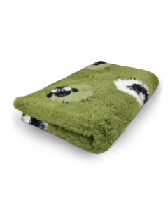 Vet Bed Farm Animals - Woolly Sheep - Antislip Hondenmat - Groen