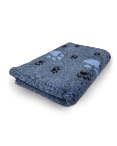 Vet Bed 3 Kleur Big Paw - Purple - Antislip Hondenmat