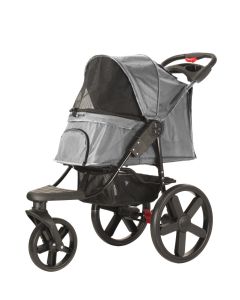 Topmast Hondenbuggy Comfort All Terrain - 3 Wielen - Antraciet