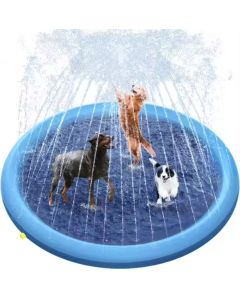 Topmast Koel Sprinkler Mat - Hond en Kat - S - 100 cm - Blauw - Waterspeelgoed