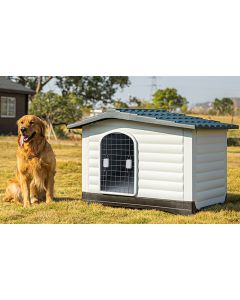 Topmast Hondenhok kunststof Rooftop - Medium - weersbestendig  68,9 x 91,4 x 66,0 cm