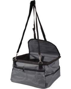 Autostoel hond - Opvouwbare Hondenmand Auto - Hondenstoel auto opvouwbaar - Reisbench - 41x36x25 cm - Grijs