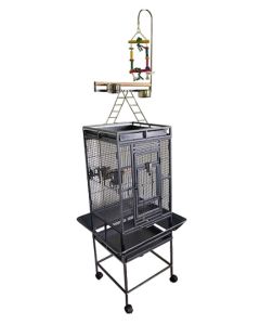 Topmast Papegaaienkooi Paco Antraciet 46 x 46 x 155 cm