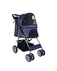Topmast Hondenbuggy Donkerblauw - 4 Wielen