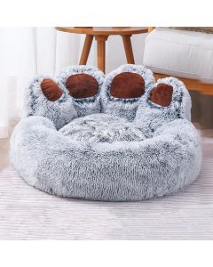 Topmast Donut BearsNest - Pluche - Grijs - 50 cm