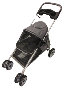 Topmast Hondenbuggy 4 wielen Antraciet 94 x 46 x 91,5 cm