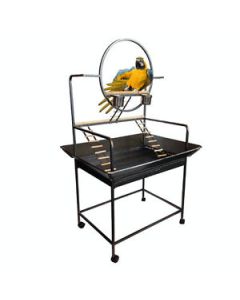 Topmast Papegaaienstandaard Rio - Antraciet - 74 x 104 x 157 cm