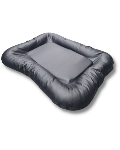 Topmast All Weather ligkussen Skai leer zwart