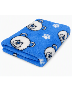 Vet Bed - Teddybear Blauw - Antislip Hondenmat