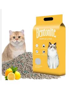 Besger Pet Kattenbakvulling Bentoniet Lemon 5 liter - Super Absorberend & Stofarm