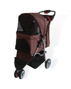 Hondenbuggy Donkerbruin - 3 Wielen