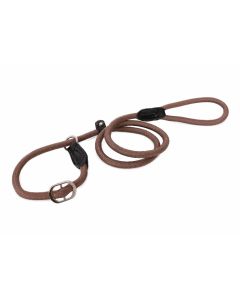 Retrieverlijn met Stop Freestyle 130cm | 13mm Bruin