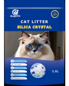 Besger Pet Kattenbakvulling Silica 3.8 liter - Super Absorberend & 99% stofvrij
