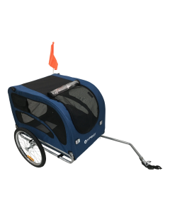 Topmast Dog Bike Trailer Classic - Foldable - Blue - XL