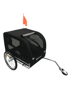 Topmast Dog Bike Trailer Classic - Foldable - Black - XL
