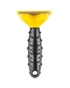 DeShedding Kam Heavy Duty M - Geel- Voor Honden en Katten