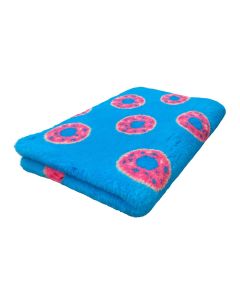 Vet Bed - Turqouise Donuts - Antislip Hondenmat