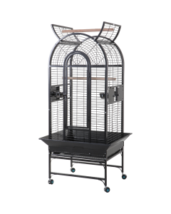 STRONG Papegaaienkooi Coco - Antraciet - 66 x 56 x 160 cm