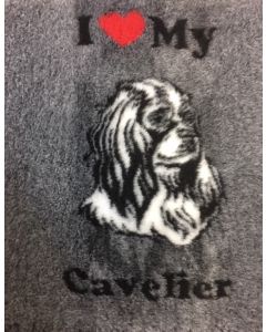 Vet Bed - I love my Cavelier King Charles Spaniel - Non slip