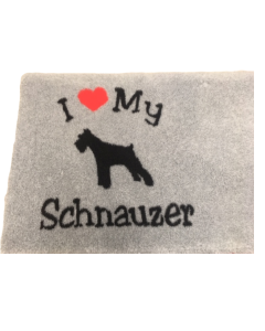 Vet Bed - I love My Schnauzer - Non Slip