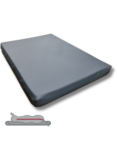 Topmast Orthopedic Loungebed  Leatherlook Anthracite