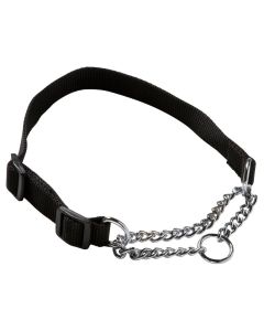 Nylon Halsband met Slipketting