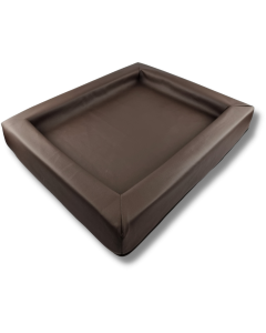 Topmast Loungebed Hondenkussen Leatherlook Bruin