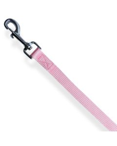 Topmast Hondenriem - Duurzaam Nylon - Sterke Musketonhaken - Roze