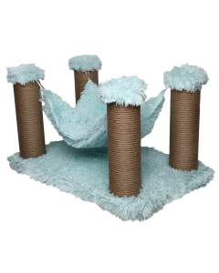 Topmast Krabpaal Fluffy Langhaar - Maui - Lichtblauw