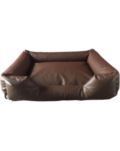 Dogsofa Topmast Skai Brown Leather