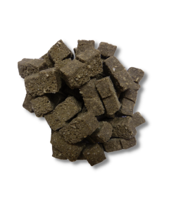 Vleestrainers lam, voor de hond