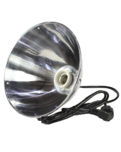 Topmast Warmtelamp Armatuur Extra grote kap + snoer en fitting