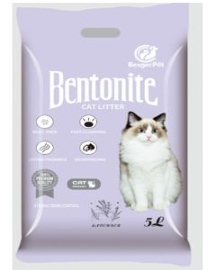 Besger Pet Kattenbakvulling Bentoniet Lavendel – 5 liter - Super Absorberend & Stofarm