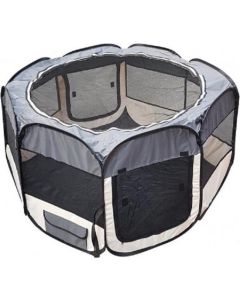 Topmast Nylon Puppyren - Grijs - 8 hoekig