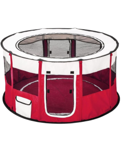 Topmast Nylon Puppyren - Rond - Opvouwbaar - Rood