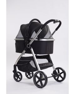 Topmast Hondenbuggy Excellence Zwart