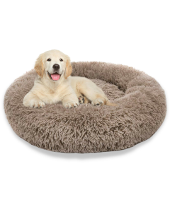 Topmast Fluffy Donut Animal Basket - Camel - Various Sizes