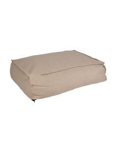 Topmast Hondenkussen Riva - Extra Dik Matras 27 cm - Beige - Orthopedische silicone vulling