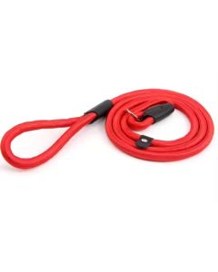 Sliplooplijn Showlijn 130 cm - 10mm - Nylon - rood