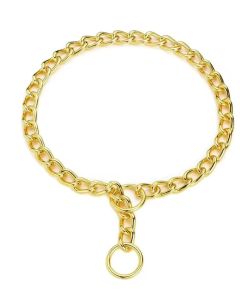 Topmast Slipketting - Anti-Trek Halsband - Metaal - Brass Gold