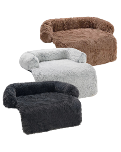 Topmast Hondenmat Comfy - Fluffy Pluche Hondenmand - Maat L - 115 x 95 cm