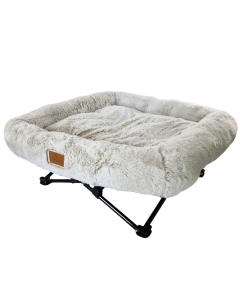 Topmast Dierenstretcher Fluffy - Snowy White - 76 x 76 x 13 cm