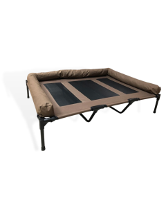 Topmast Hondenstretcher Lounge XXL - Bruin met Bumperrand - 122 x 91 CM